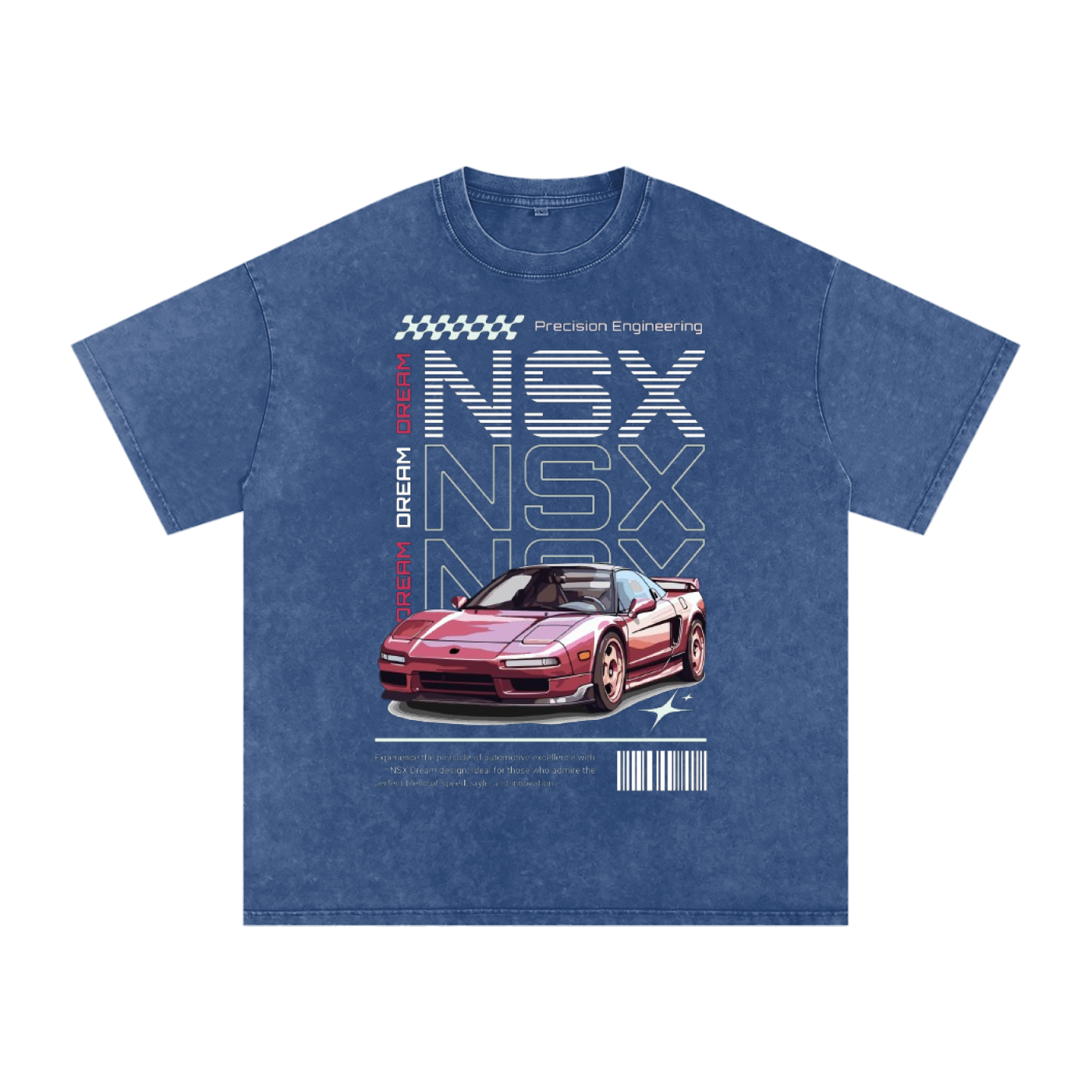 NSX Acid Wash Oversize T-Shirt
