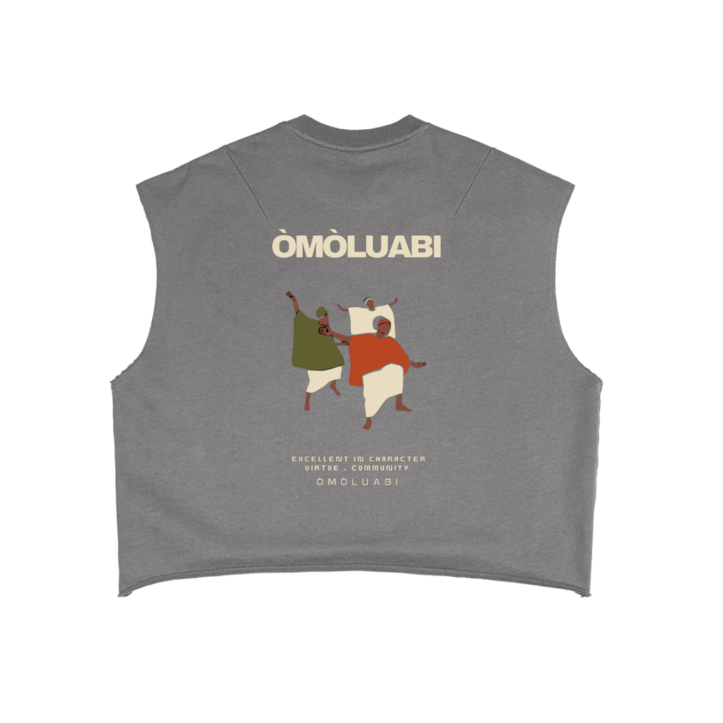 ÒMÒLUABI French Terry Boxy Tank Top