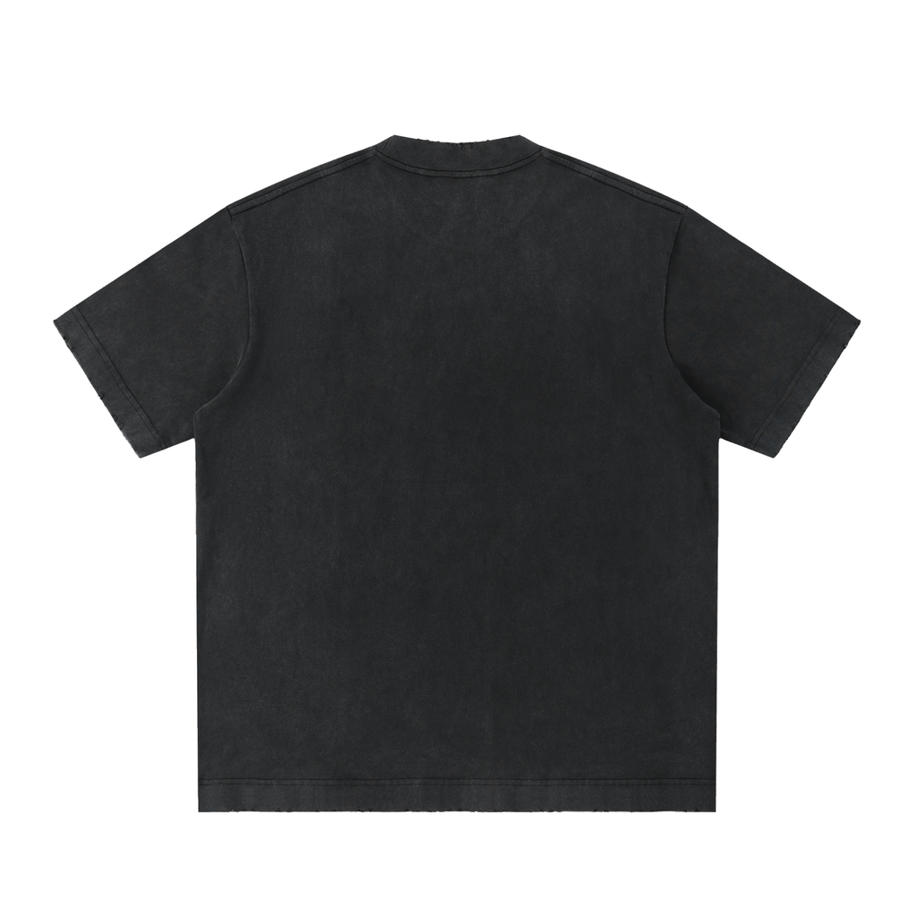 BLANK Heavyweight Vintage Washed Frayed T-Shirt