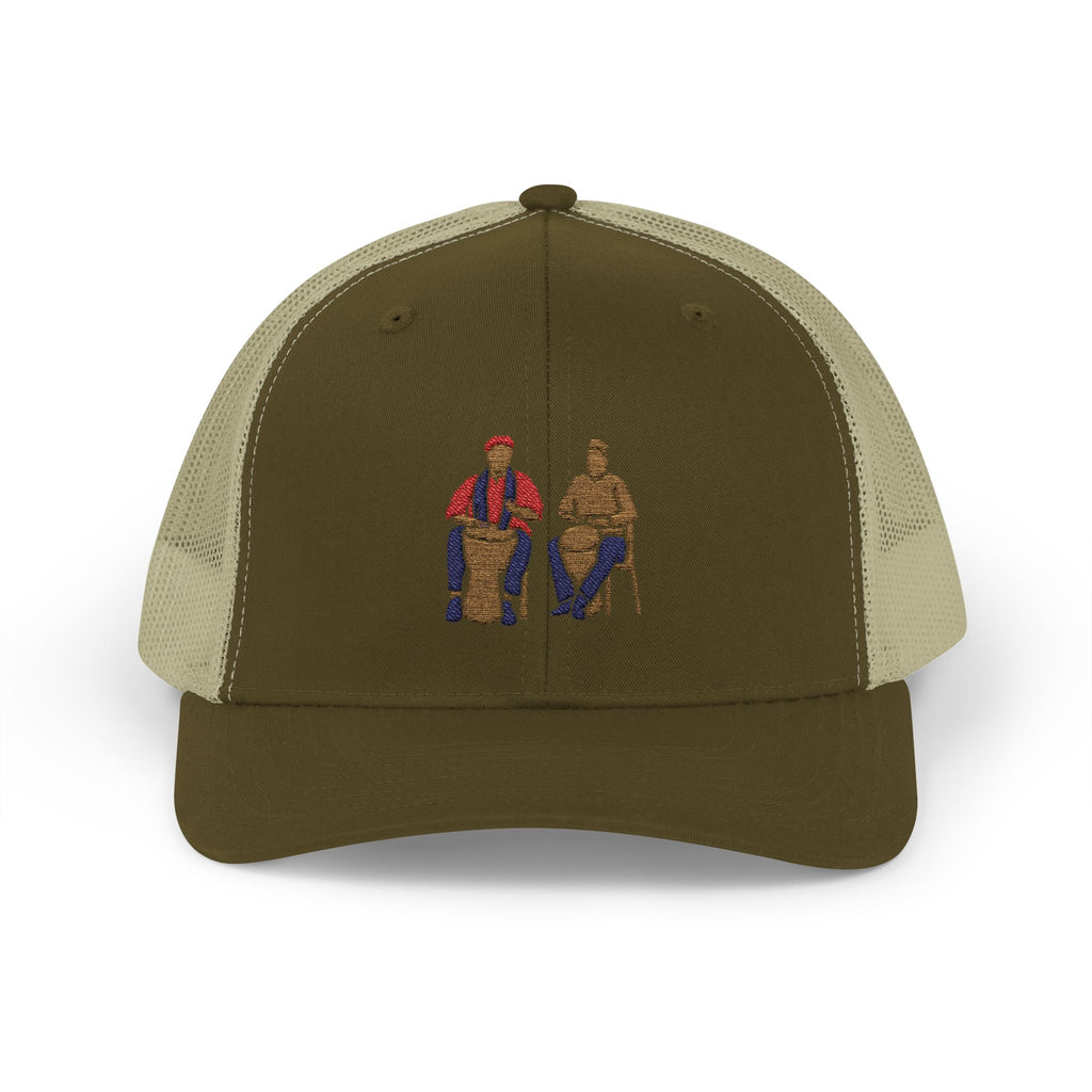 Cultural Drummers Snapback Trucker Cap - Stylish & Fun Hat for Music Lovers