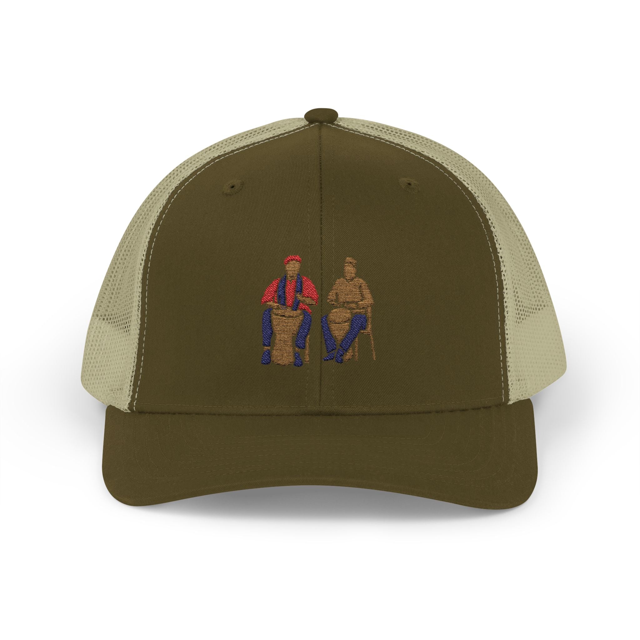 Cultural Drummers Snapback Trucker Cap - Stylish & Fun Hat for Music Lovers