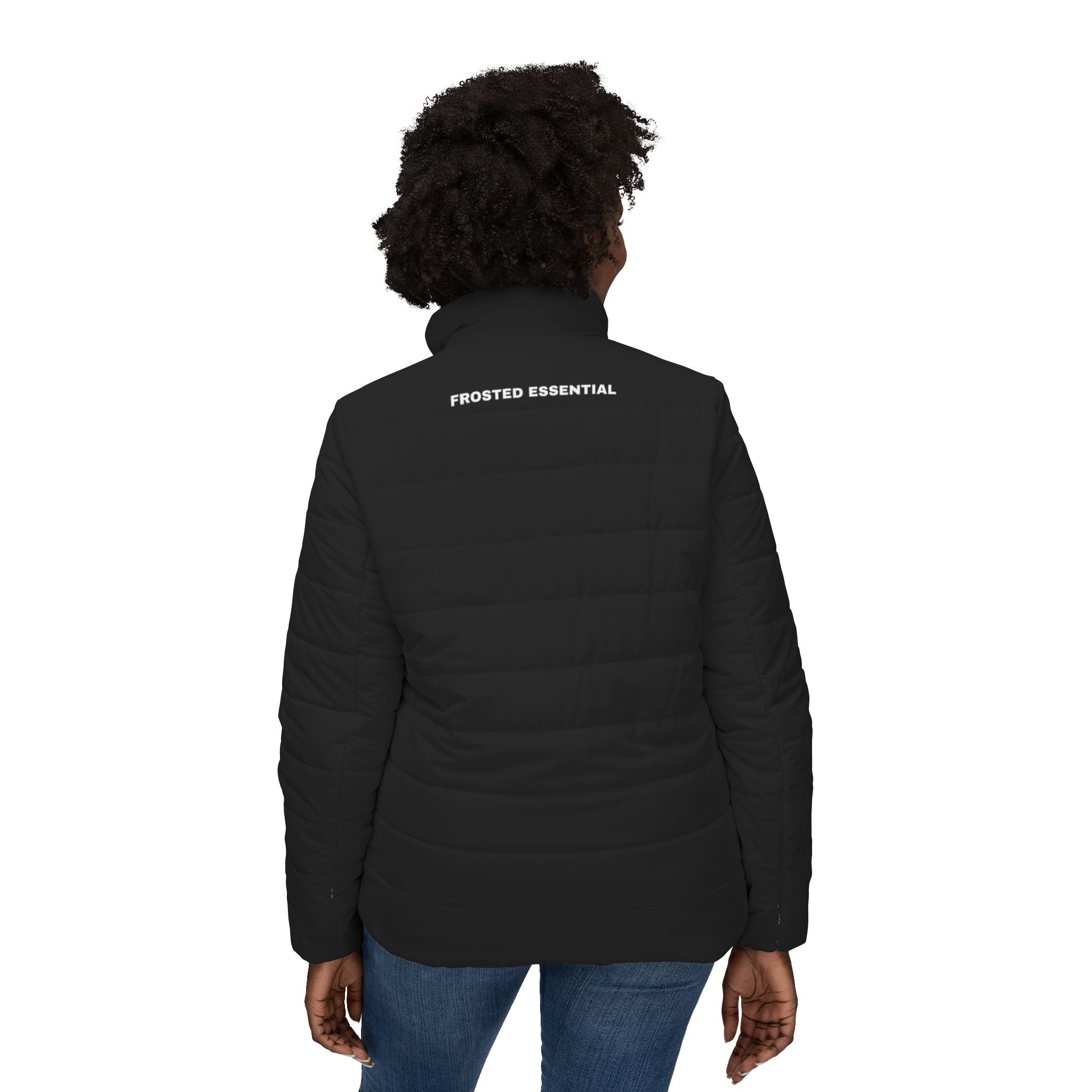 Nbfl Women’s Puffer Jacket — Minimal 'Frosted Essentials' Insulated Winter Coat