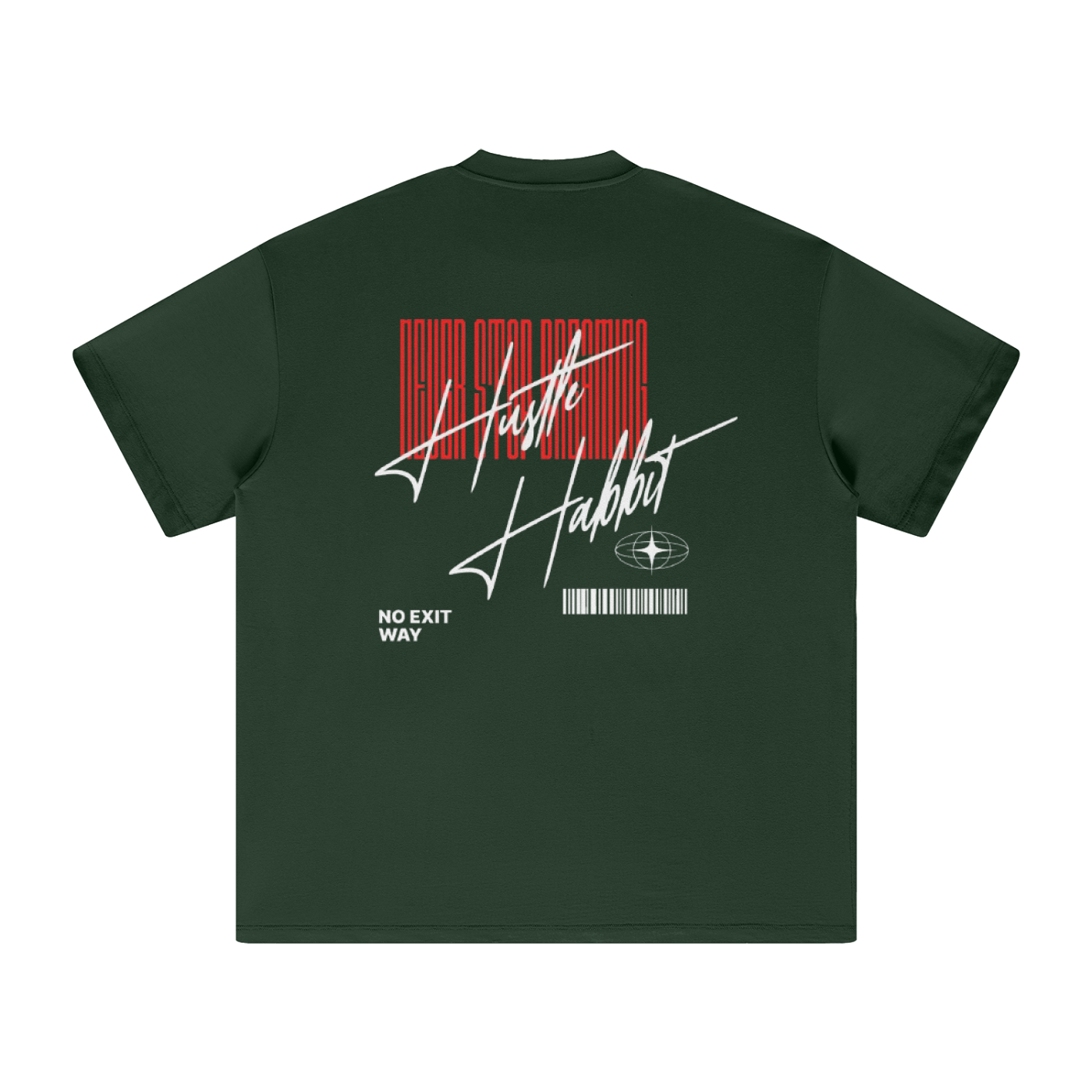 NO EXIT WAY Heavyweight Earth Tone T-Shirt