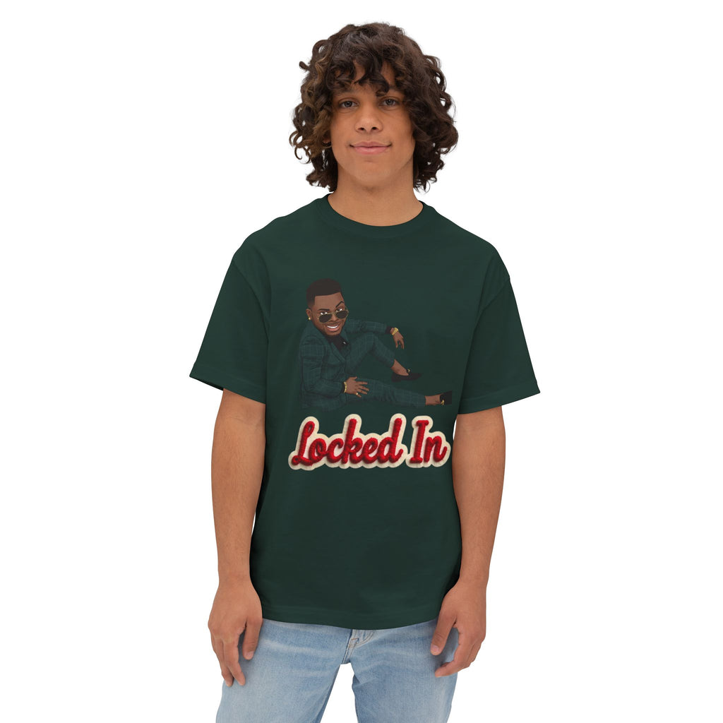 Locked In T‑Shirt By Ini — Motivational Graphic Tee with 'Locked In' Text