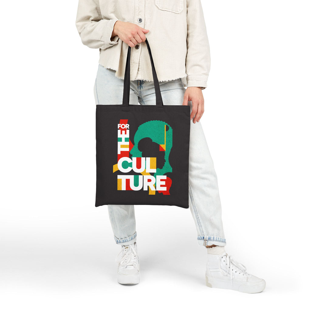 Cotton Canvas Tote Bag for the Culture