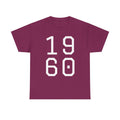 Vintage 1960 Unisex Heavy Cotton Tee - Retro Style T-Shirt