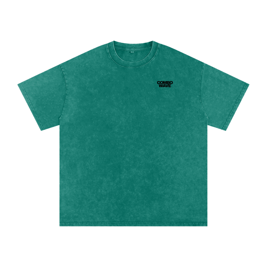 Combo Wave - Snow Washed Oversized Cotton T-Shirt