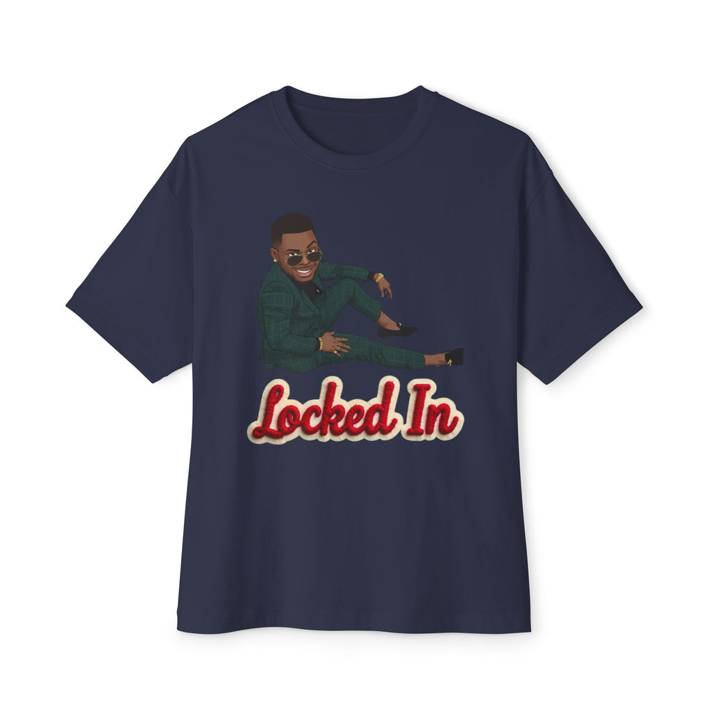 Locked In T‑Shirt By Ini — Motivational Graphic Tee with 'Locked In' Text