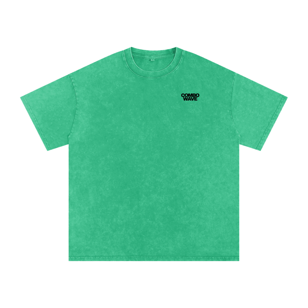 Combo Wave - Snow Washed Oversized Cotton T-Shirt