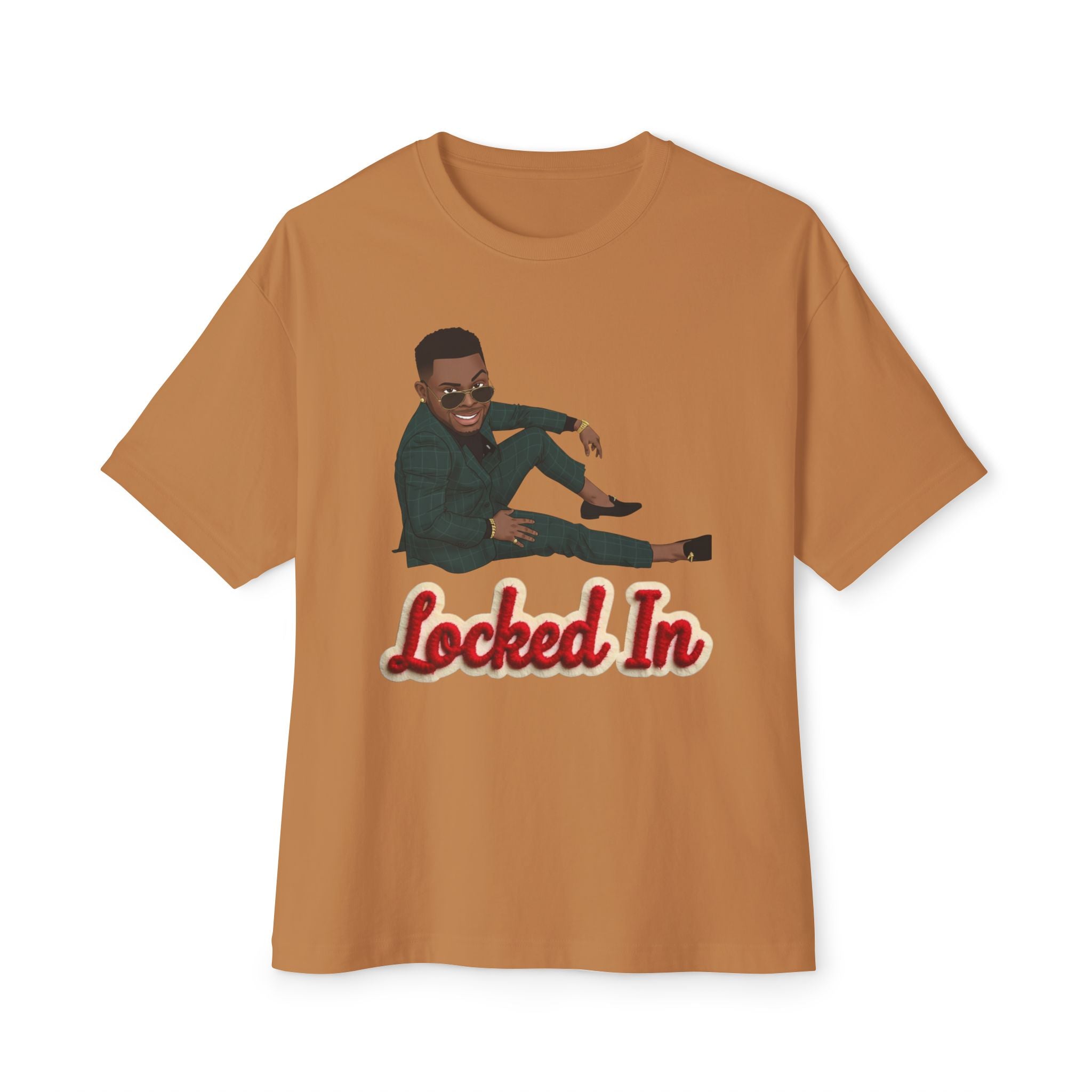 Locked In T‑Shirt By Ini — Motivational Graphic Tee with 'Locked In' Text