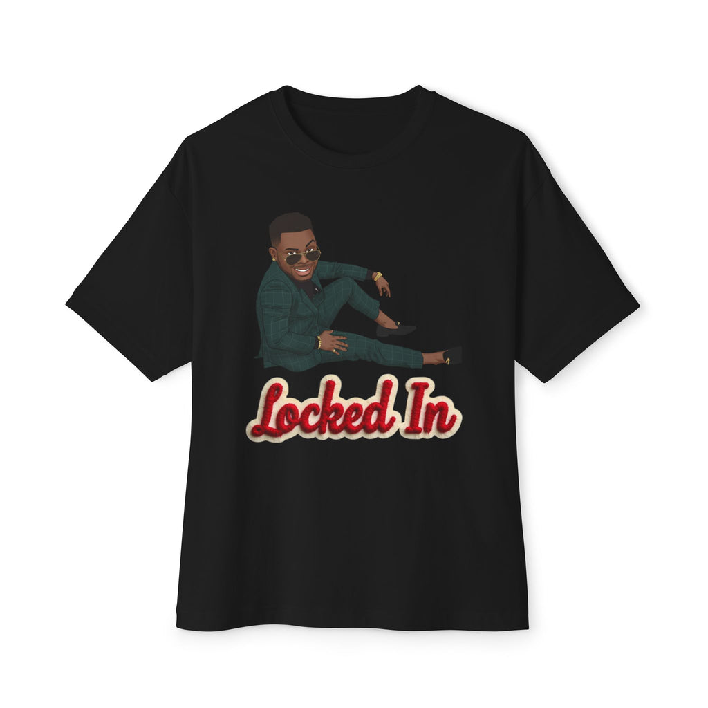Locked In T‑Shirt By Ini — Motivational Graphic Tee with 'Locked In' Text