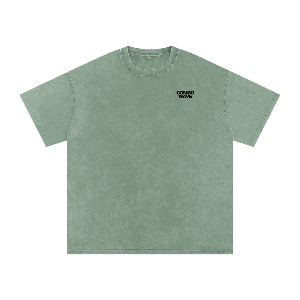 Combo Wave - Snow Washed Oversized Cotton T-Shirt