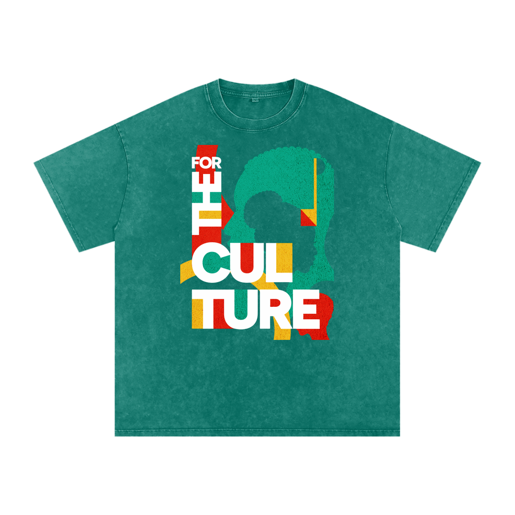 For the culture Acid Wash Oversize T-Shirt