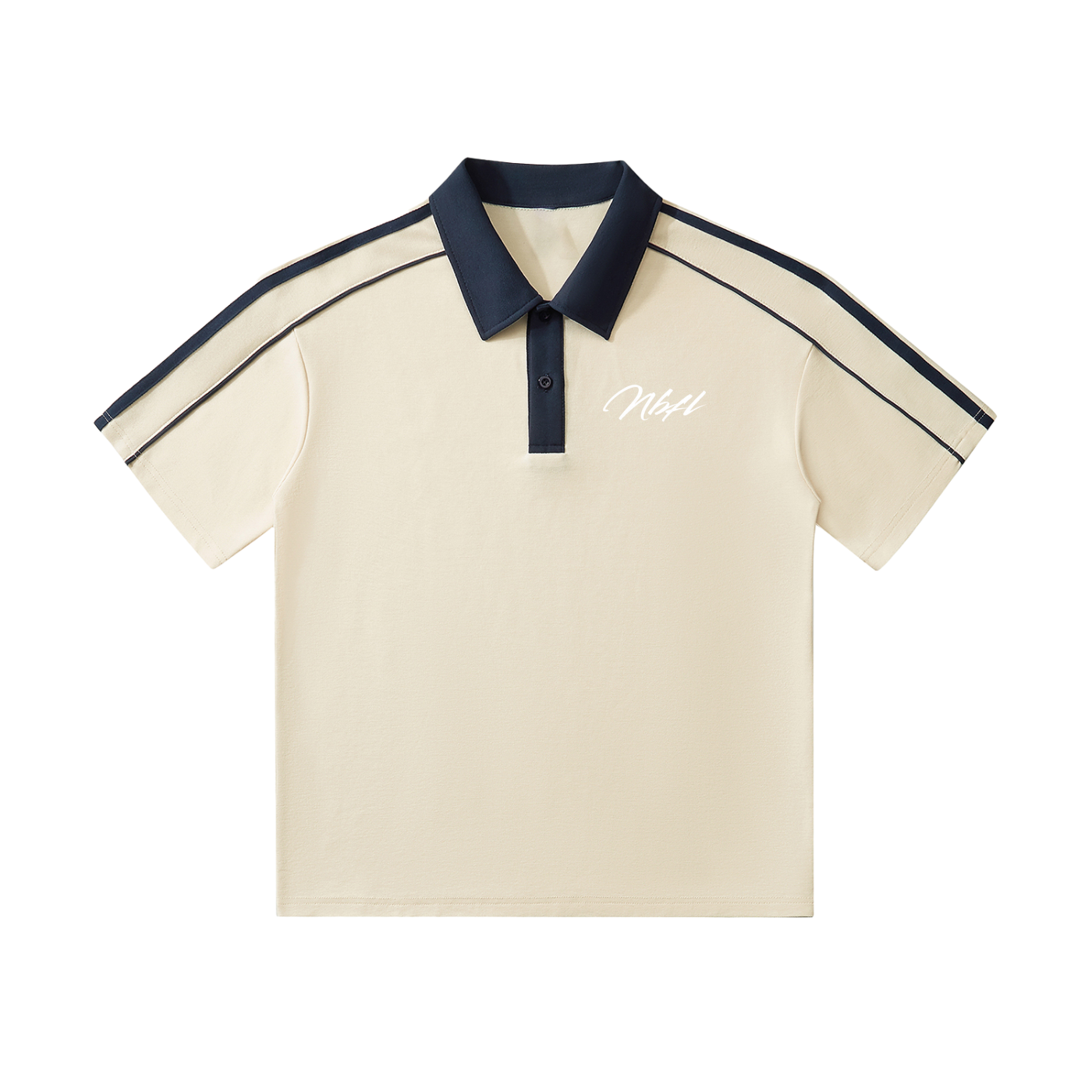NBFL Contrast Collar Short-Sleeve Polo Shirt