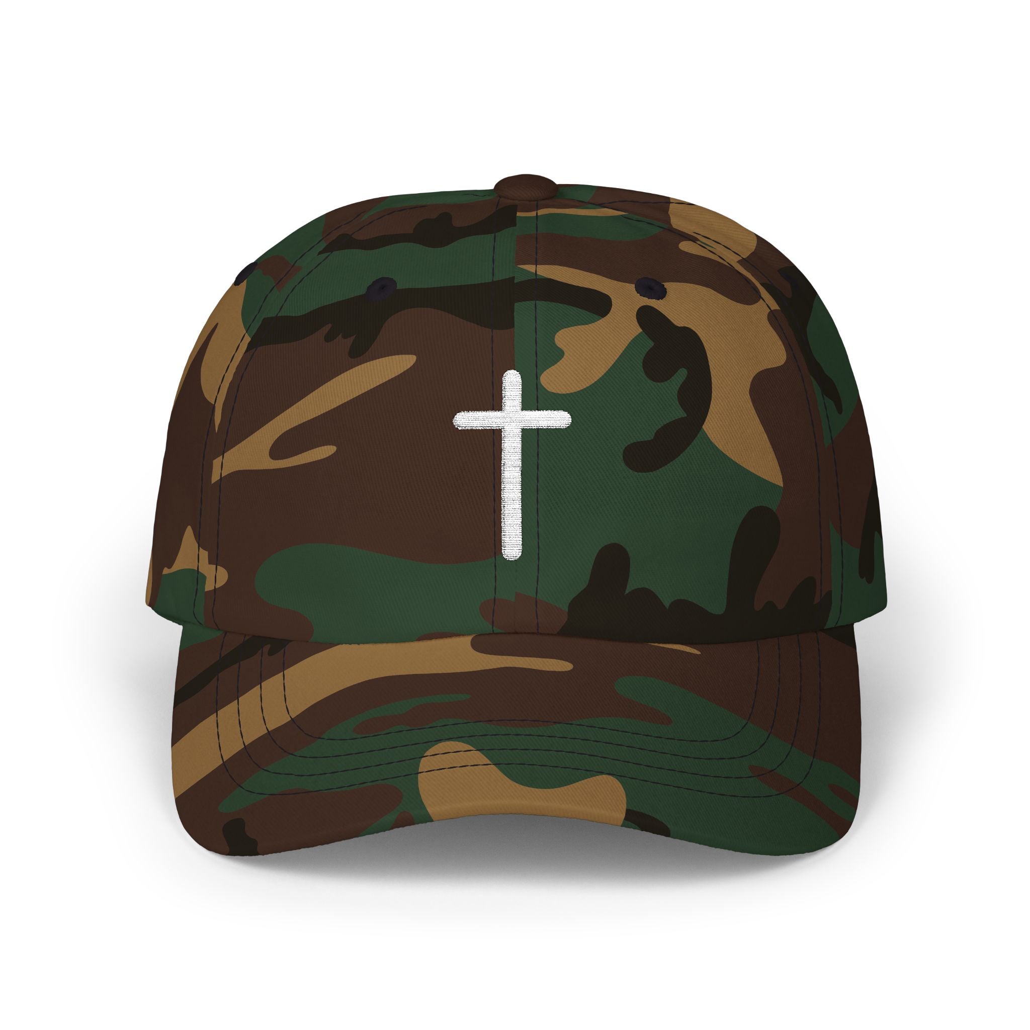 Christ like Classic unisex Cap with Cross Design - Casual Christian Hat for Everyday Wear