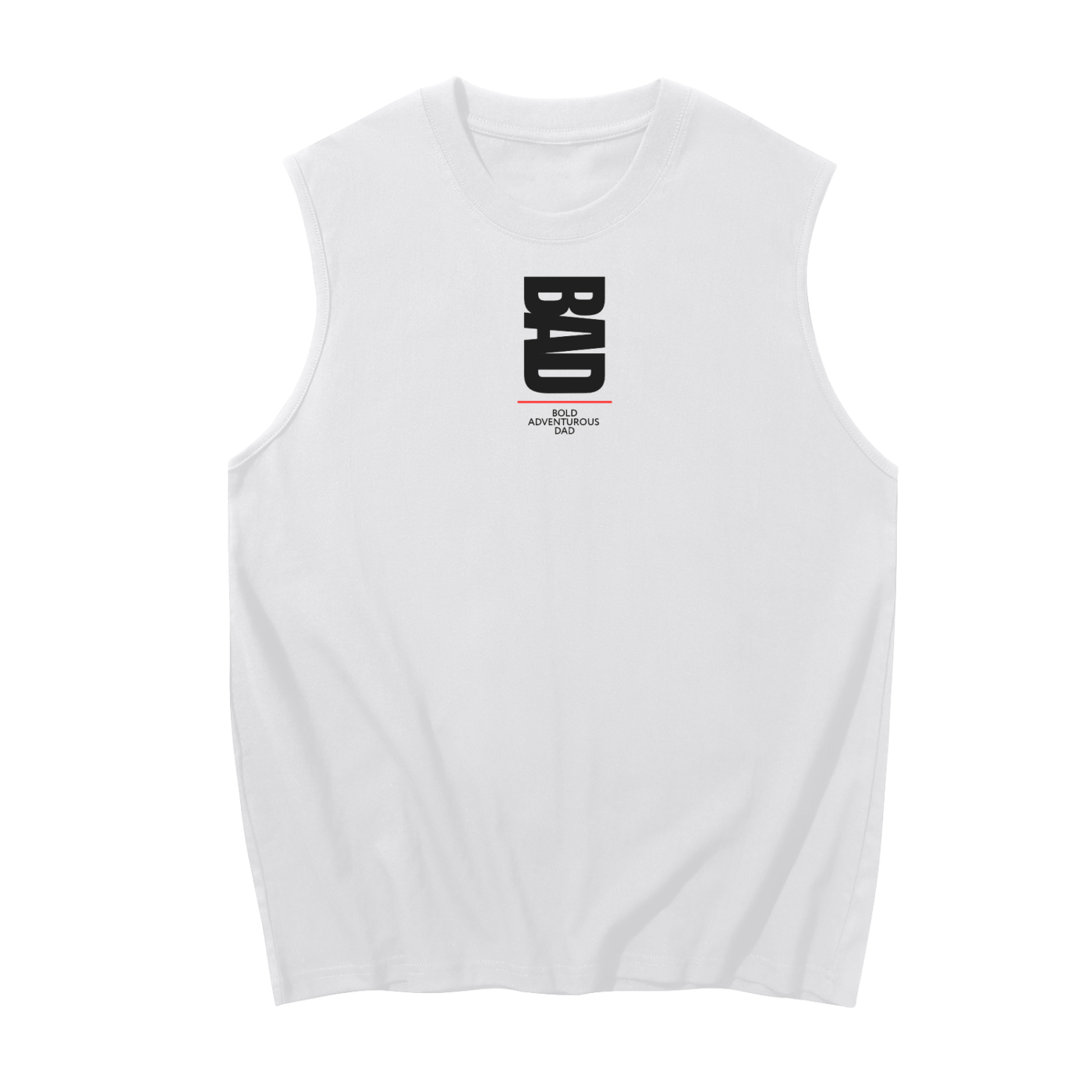 BAD - Bold adventurous dad Men's Sleeveless Cotton Tank Top