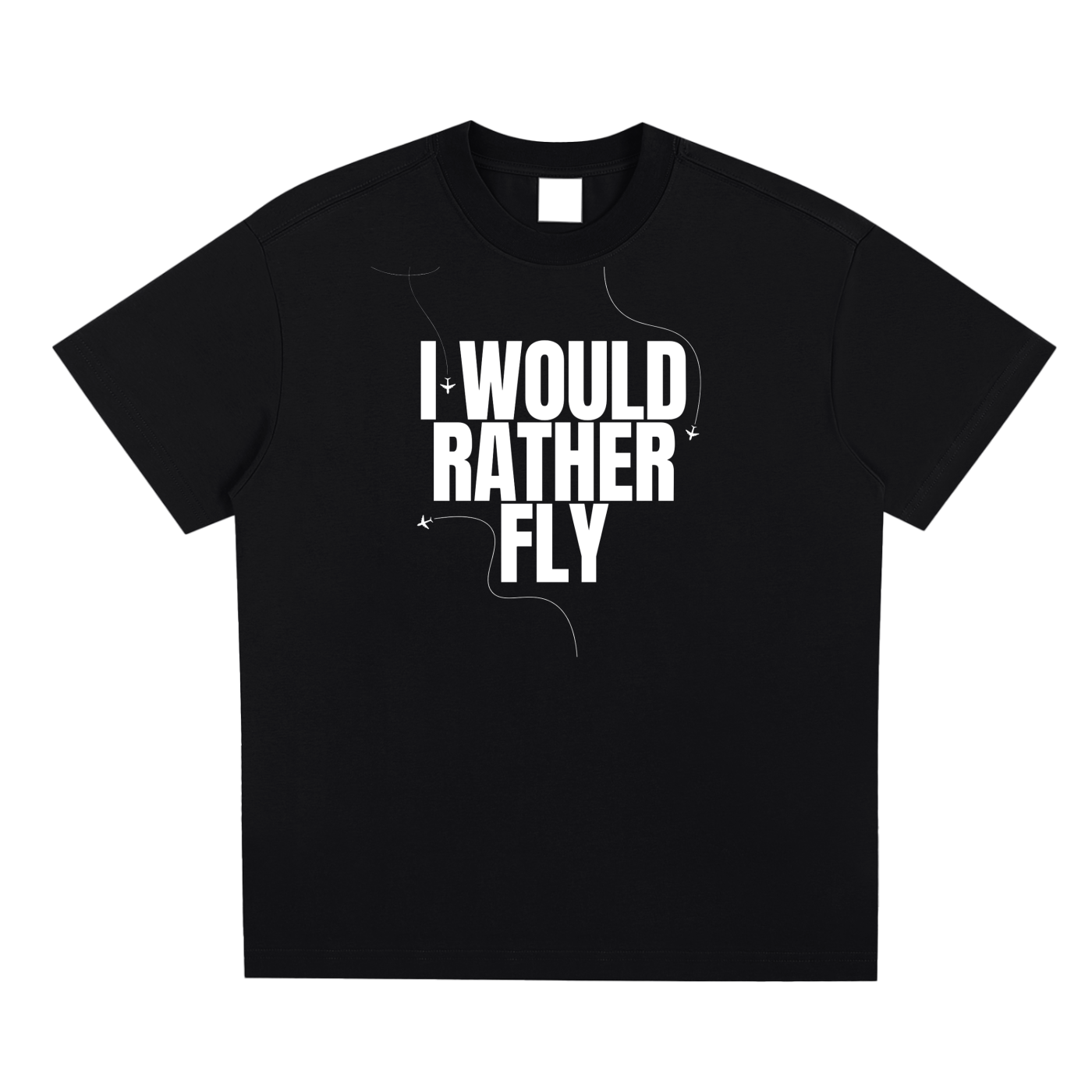 I would rather fly Sorona Quick-Dry Cooling T-shirt