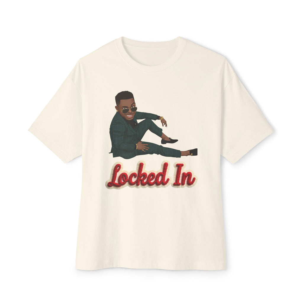 Locked In T‑Shirt By Ini — Motivational Graphic Tee with 'Locked In' Text