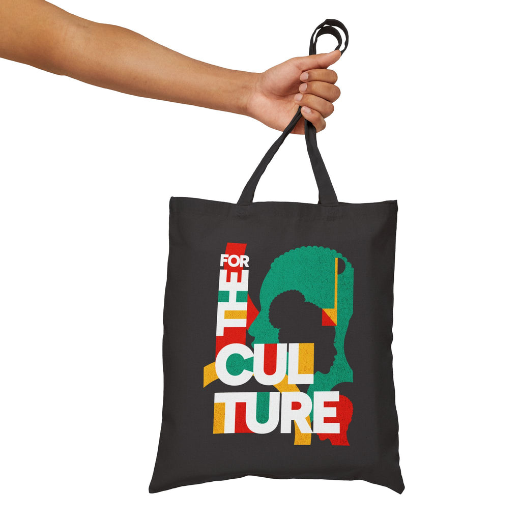 Cotton Canvas Tote Bag for the Culture