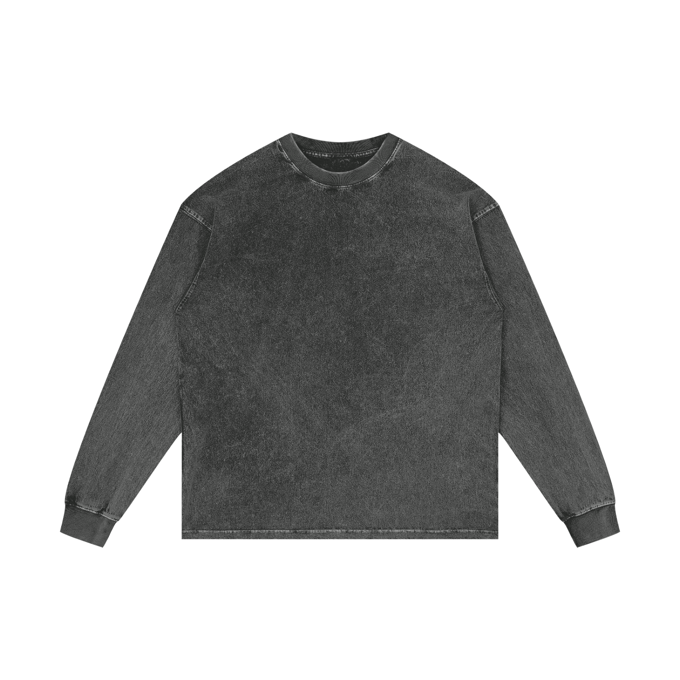 BLANK Acid Wash Oversize Long Sleeve T-Shirt