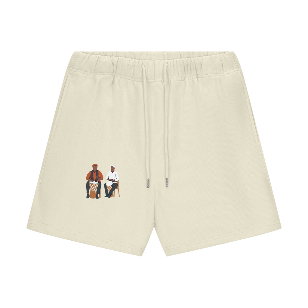 Cultural Drummers Streetwear Unisex Heavyweight 460G Fleece Loose Fit Shorts