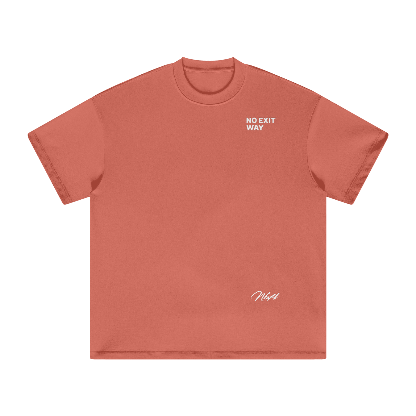 NO EXIT WAY Heavyweight Earth Tone T-Shirt