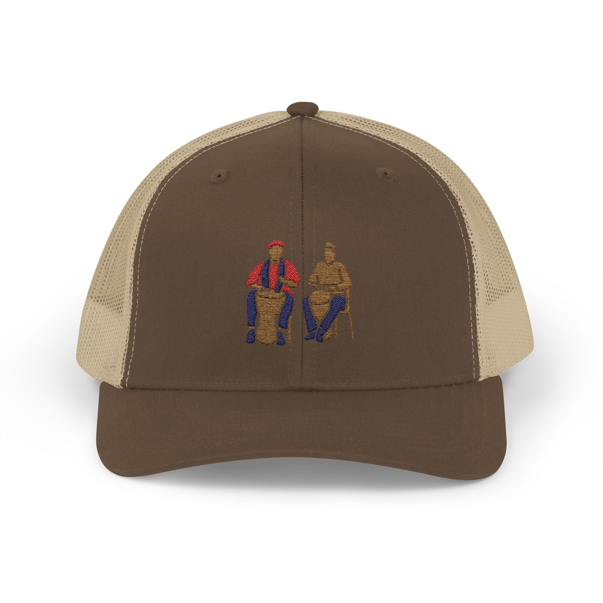 Cultural Drummers Snapback Trucker Cap - Stylish & Fun Hat for Music Lovers