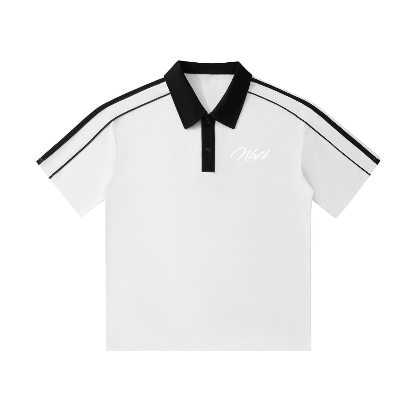NBFL Contrast Collar Short-Sleeve Polo Shirt