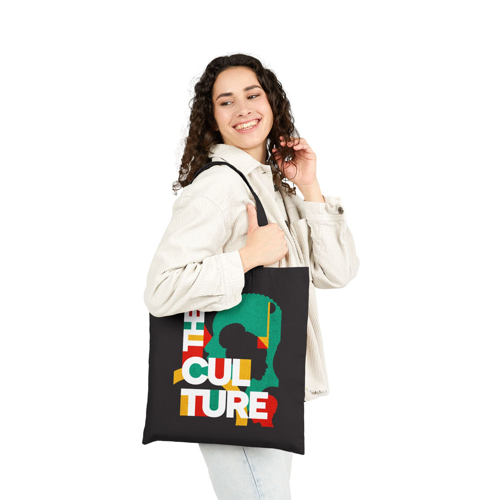 Cotton Canvas Tote Bag for the Culture