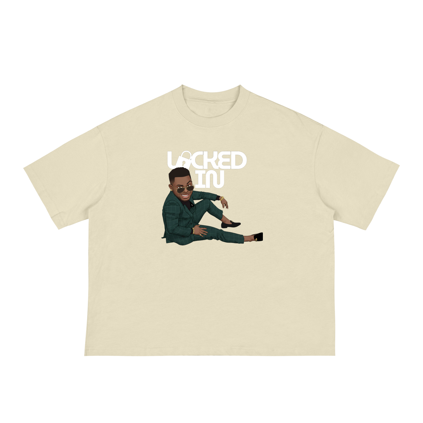 Locked in by Ini - Classic Loose Boxy Tee