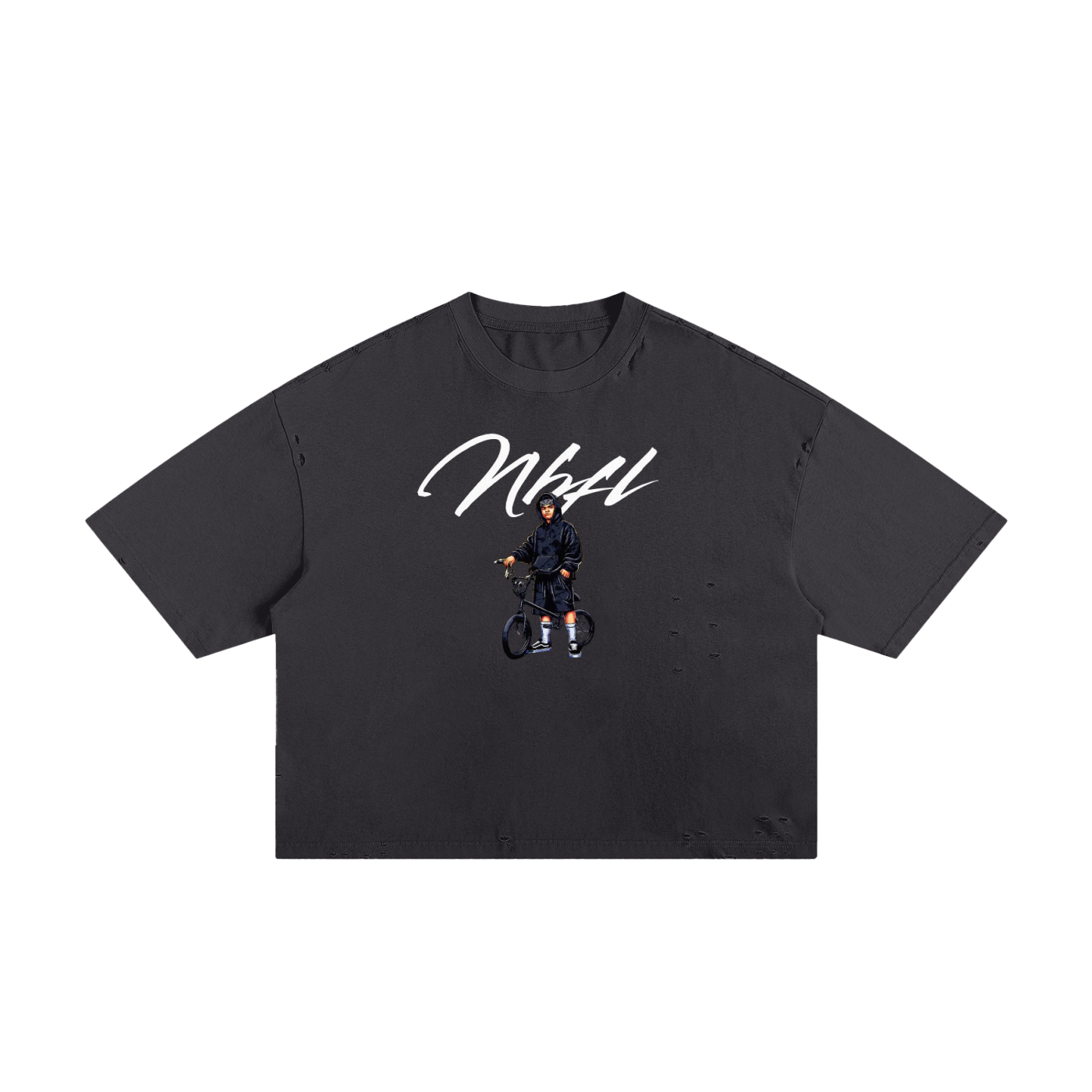 Street rider Classic Frayed Boxy Tee