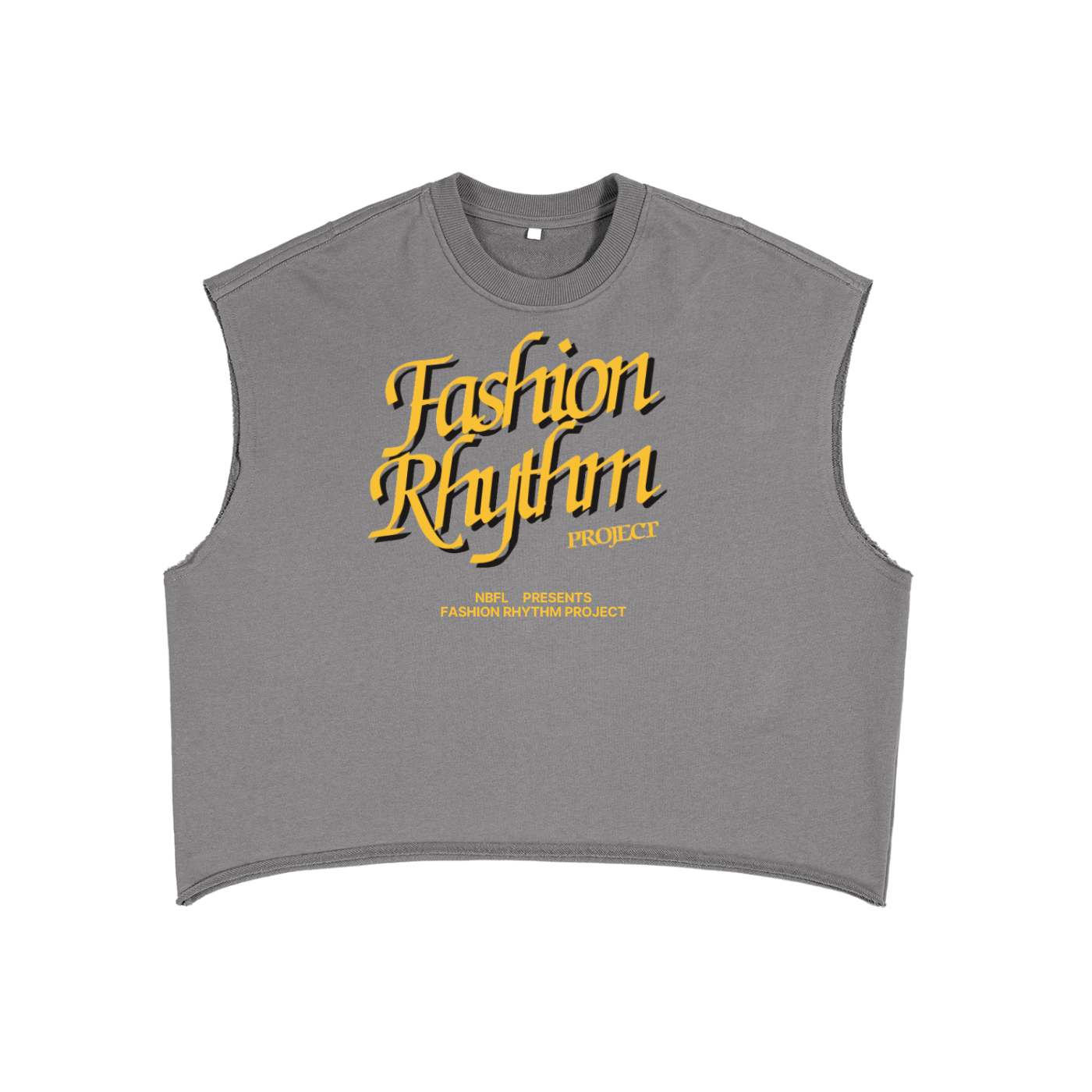 Fashion Rhythm - French Terry Boxy Tank Top