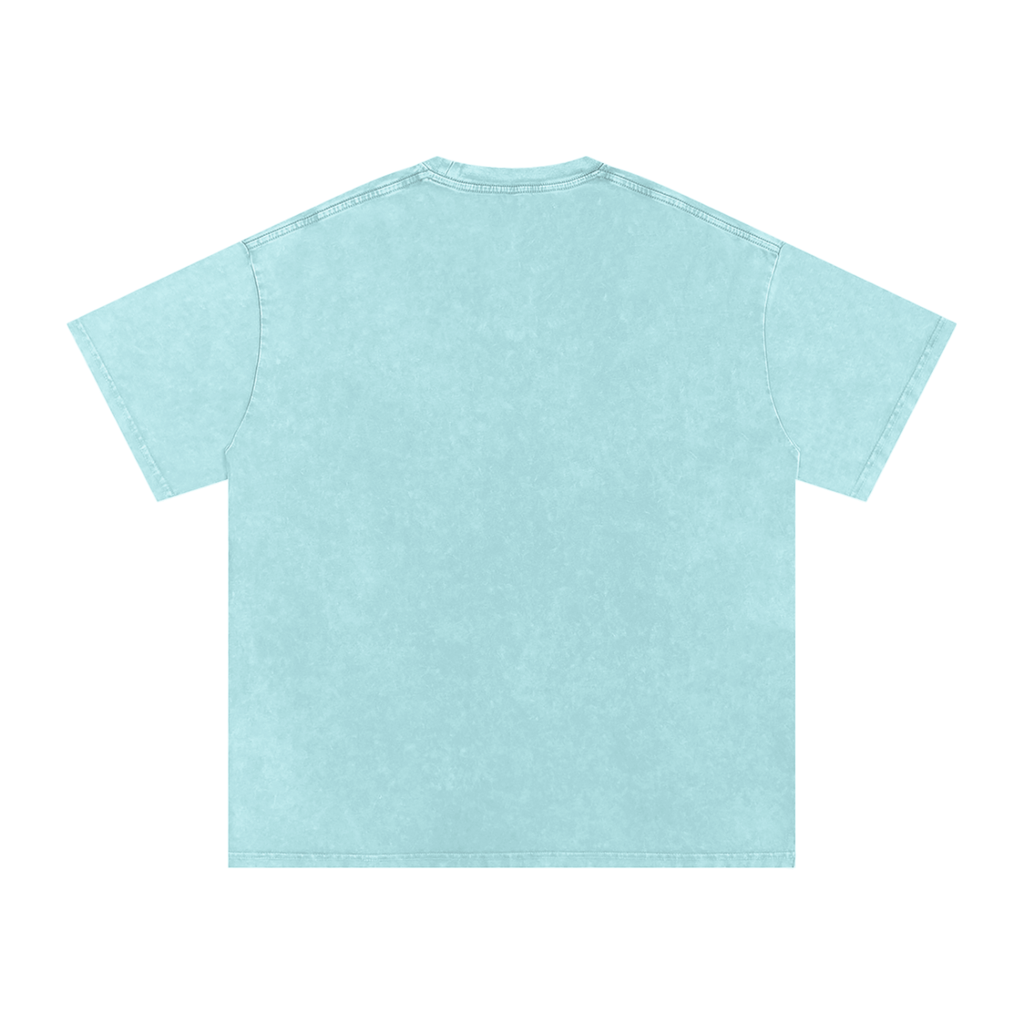 LOCKED IN by INI Snow Washed Oversized Cotton T-Shirt