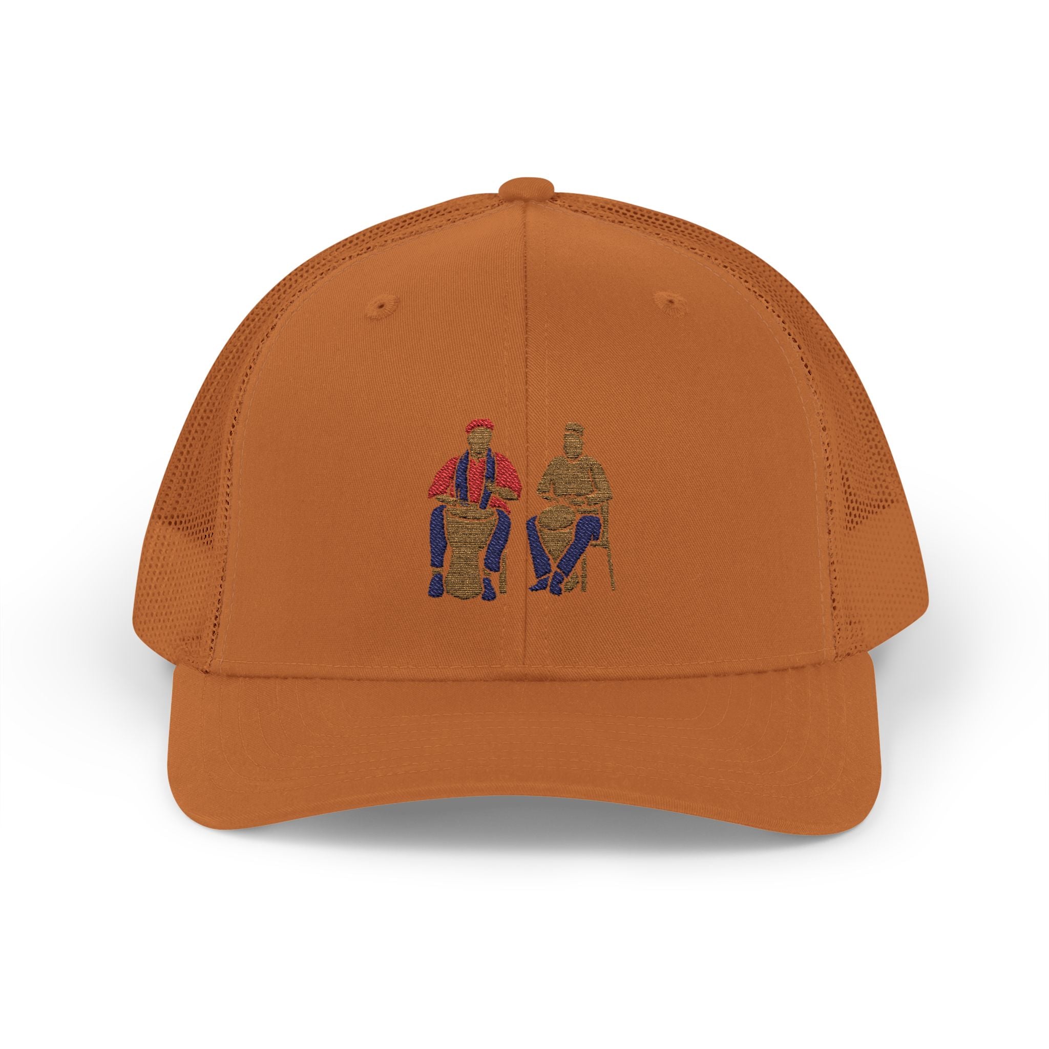 Cultural Drummers Snapback Trucker Cap - Stylish & Fun Hat for Music Lovers