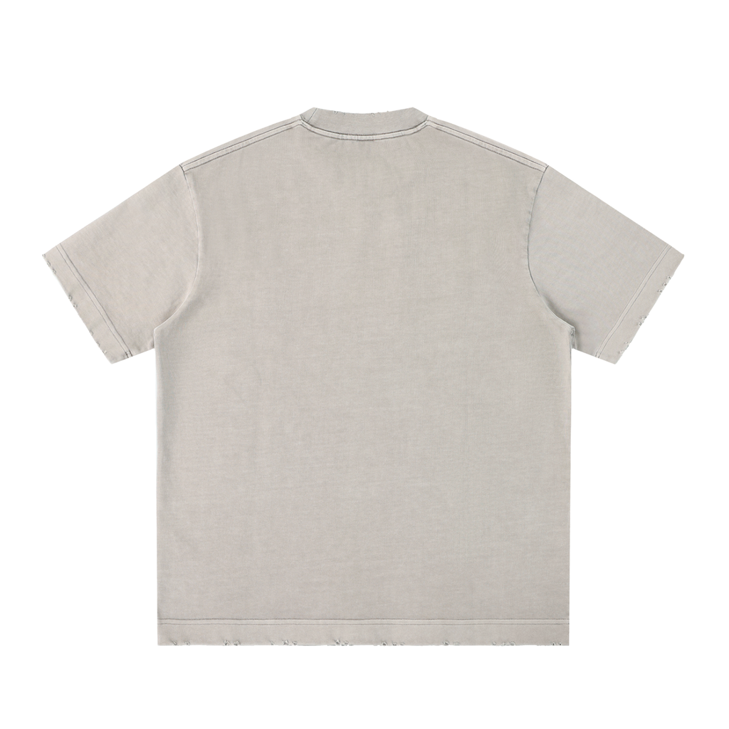BLANK Heavyweight Vintage Washed Frayed T-Shirt