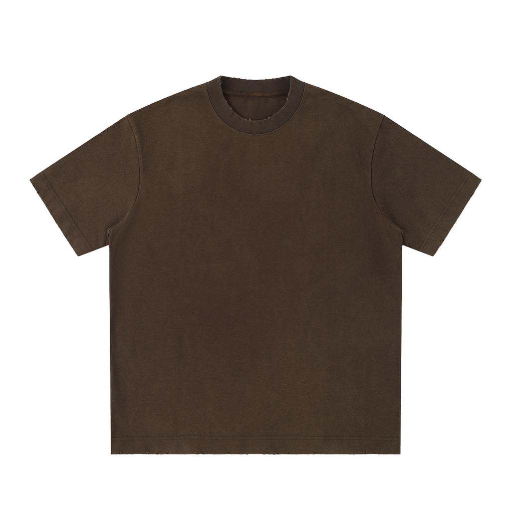 BLANK Heavyweight Vintage Washed Frayed T-Shirt