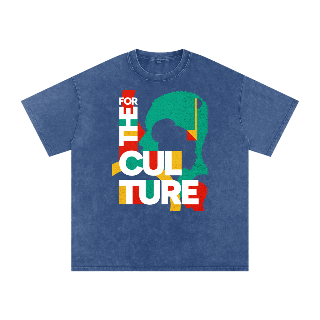For the culture Acid Wash Oversize T-Shirt