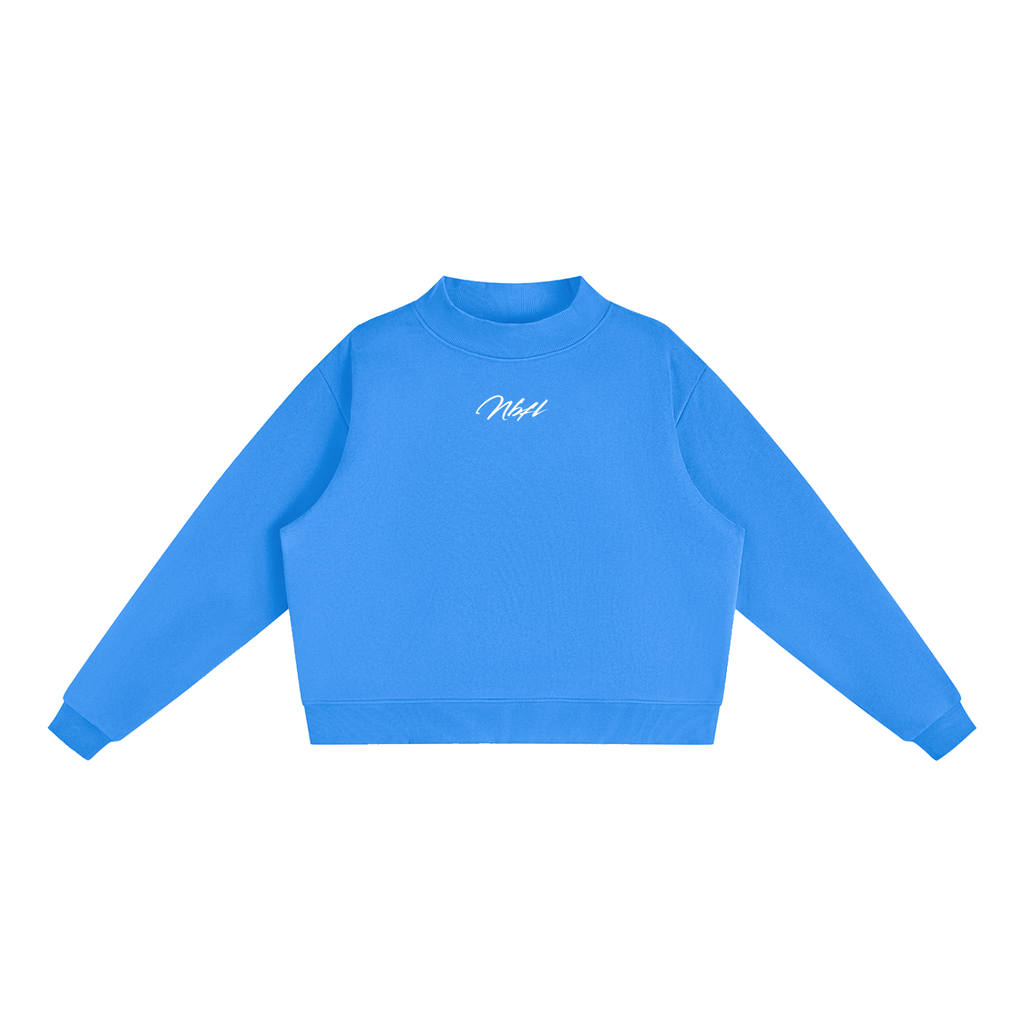 Nbfl Essential Fleece Mock-Neck Crew Sweatshirt