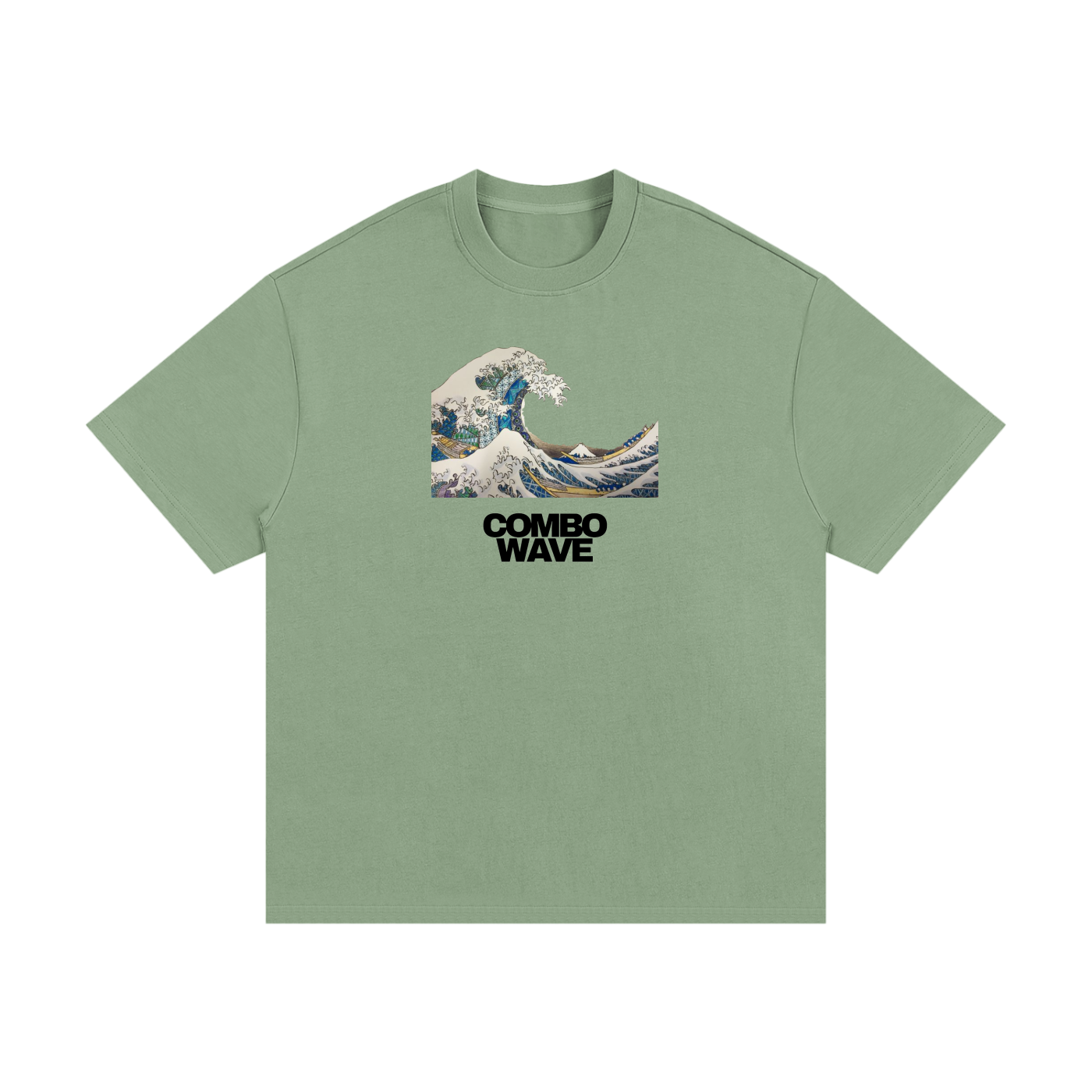 Combo wave - Essential Heavyweight Cotton T-Shirt