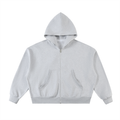BLANK Fleeced Full-Zip Boxy Hoodie