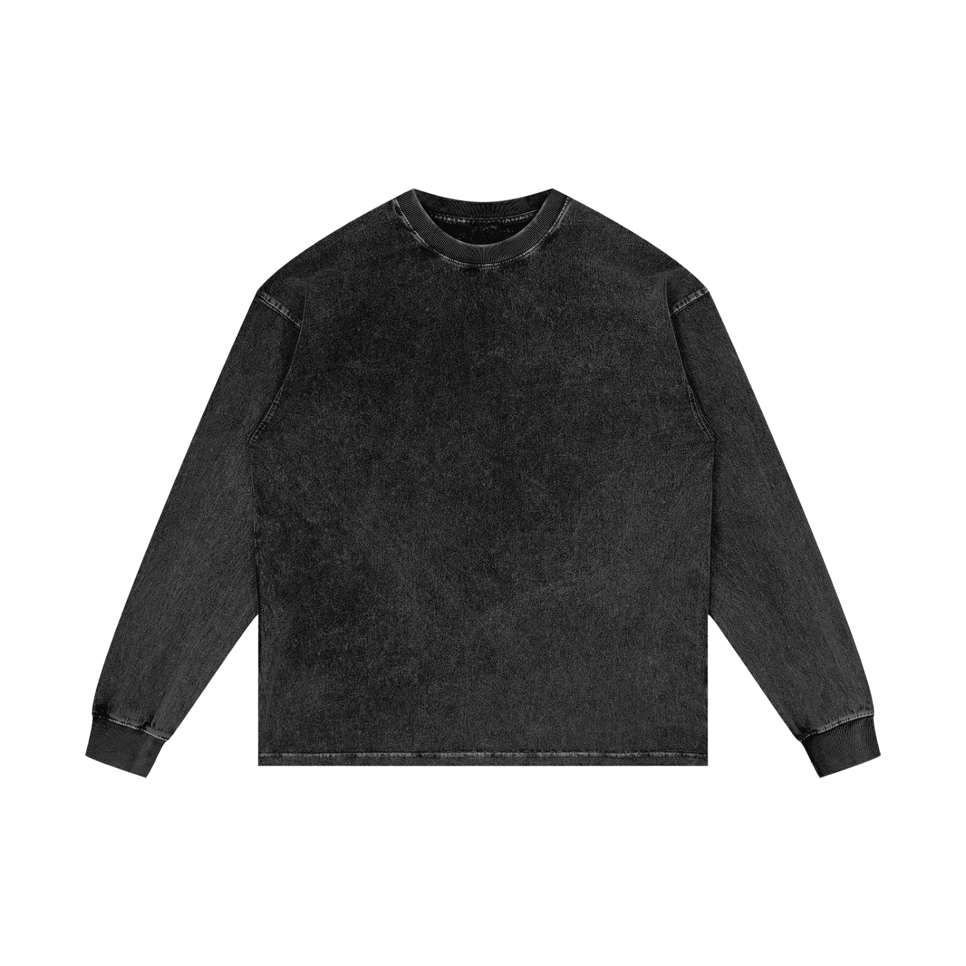 BLANK Acid Wash Oversize Long Sleeve T-Shirt
