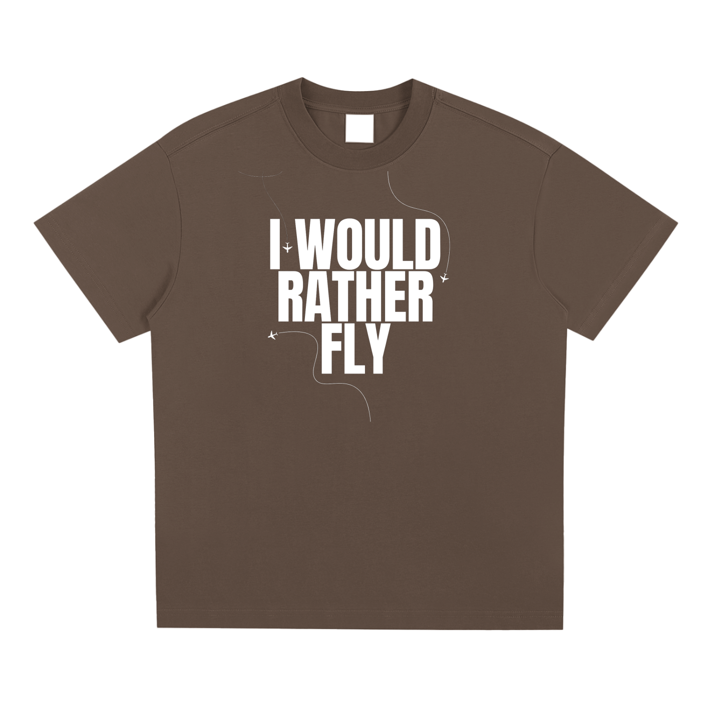 I would rather fly Sorona Quick-Dry Cooling T-shirt