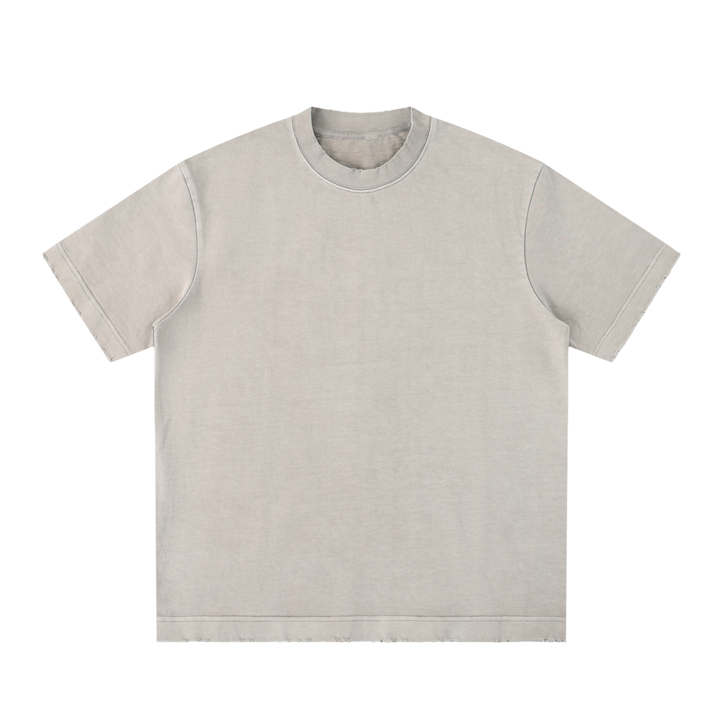 BLANK Heavyweight Vintage Washed Frayed T-Shirt