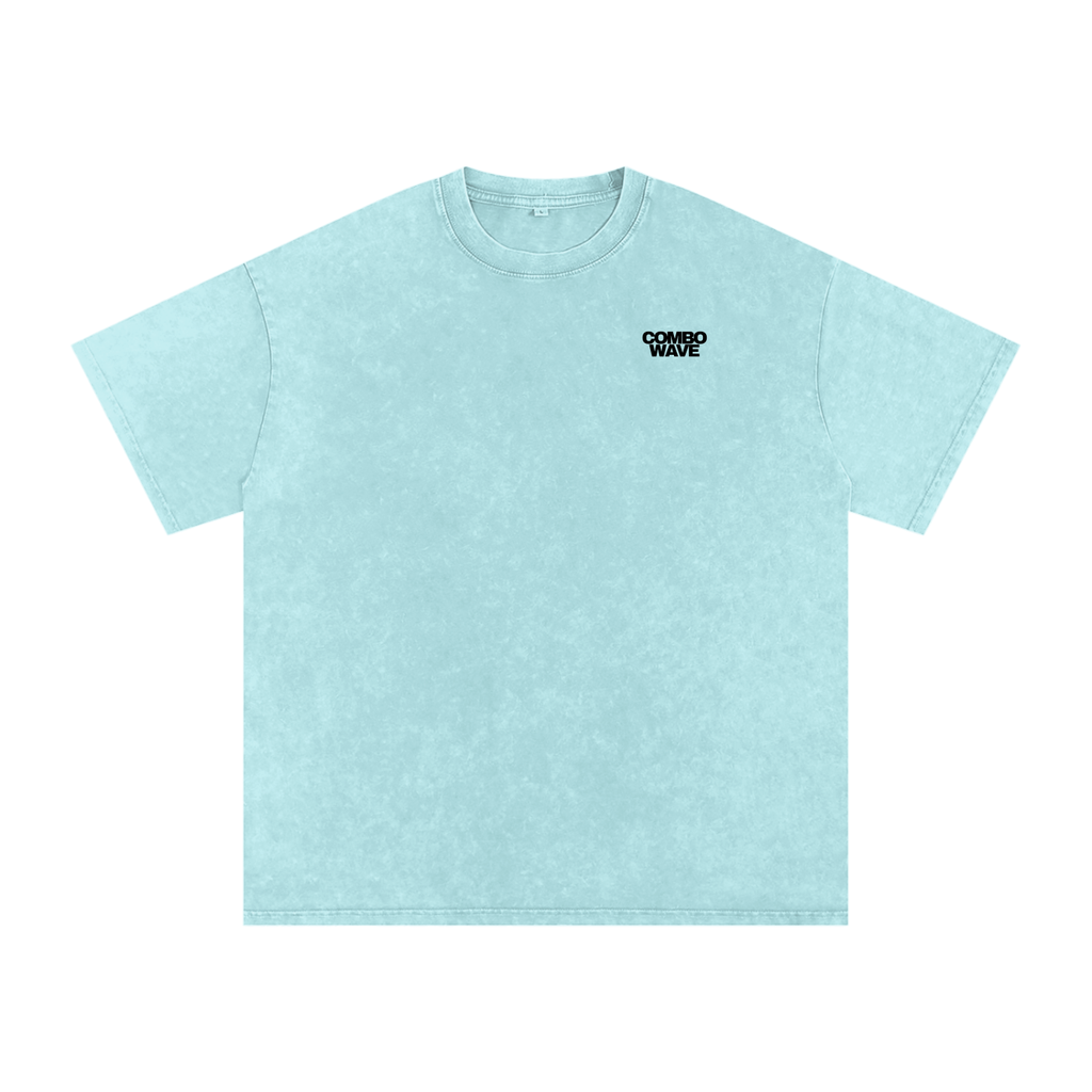 Combo Wave - Snow Washed Oversized Cotton T-Shirt