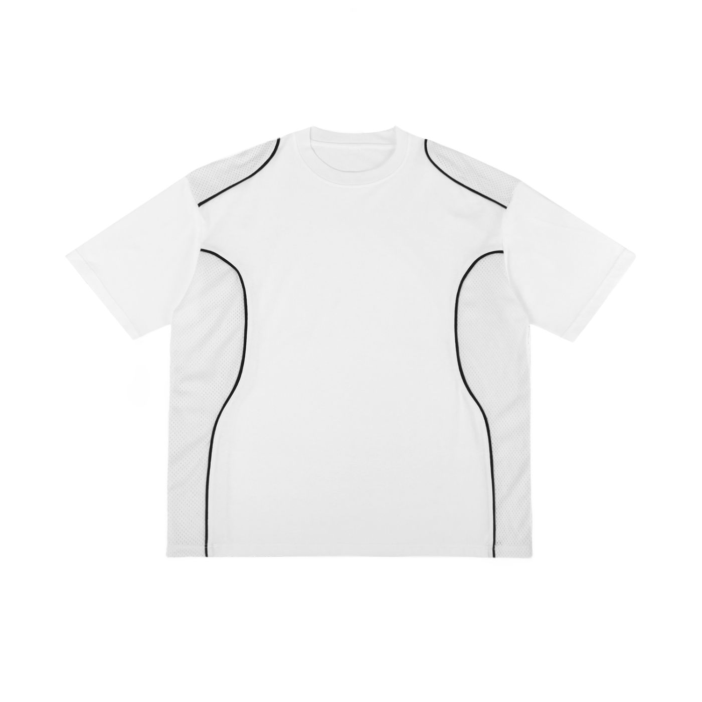 BLANK Contrast Piped Panel T-Shirt