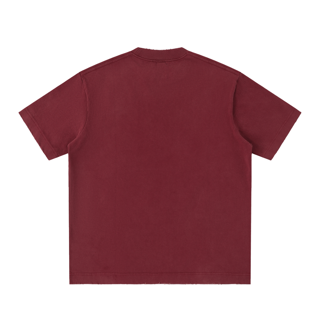BLANK Heavyweight Vintage Washed Frayed T-Shirt