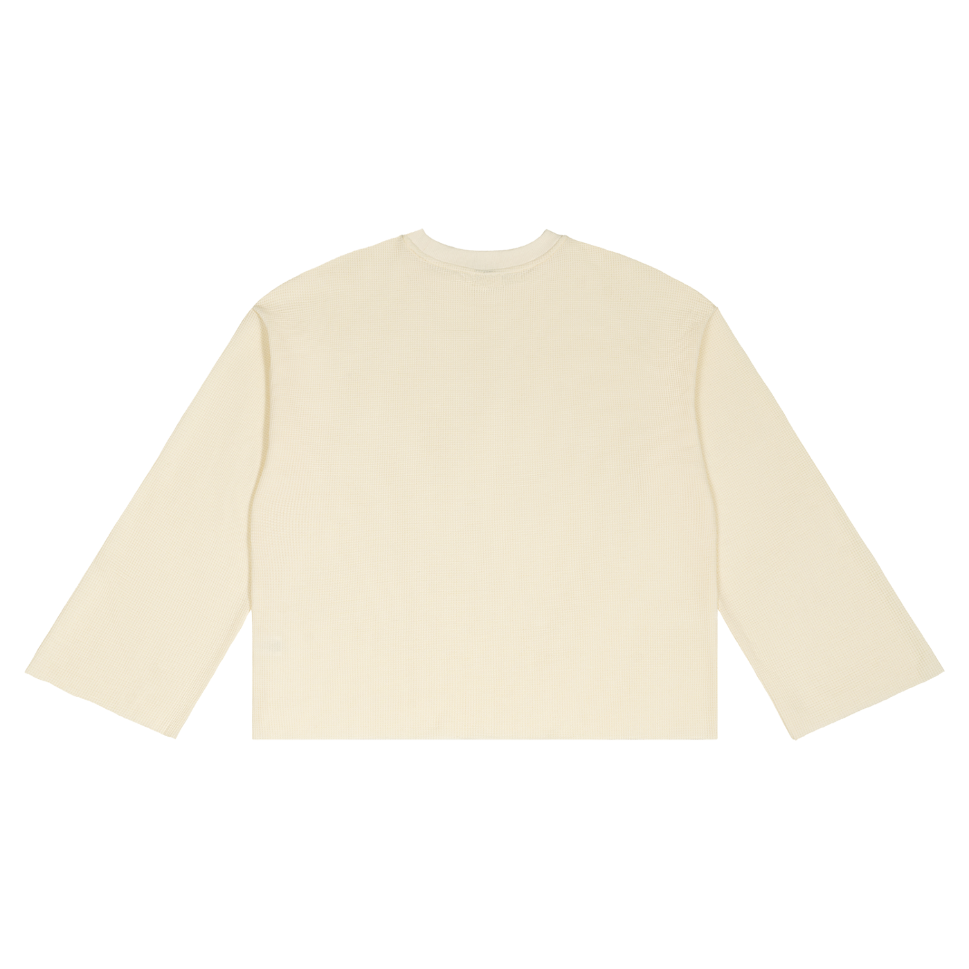 BLANK Unisex Waffle Raw Edge T-Shirt