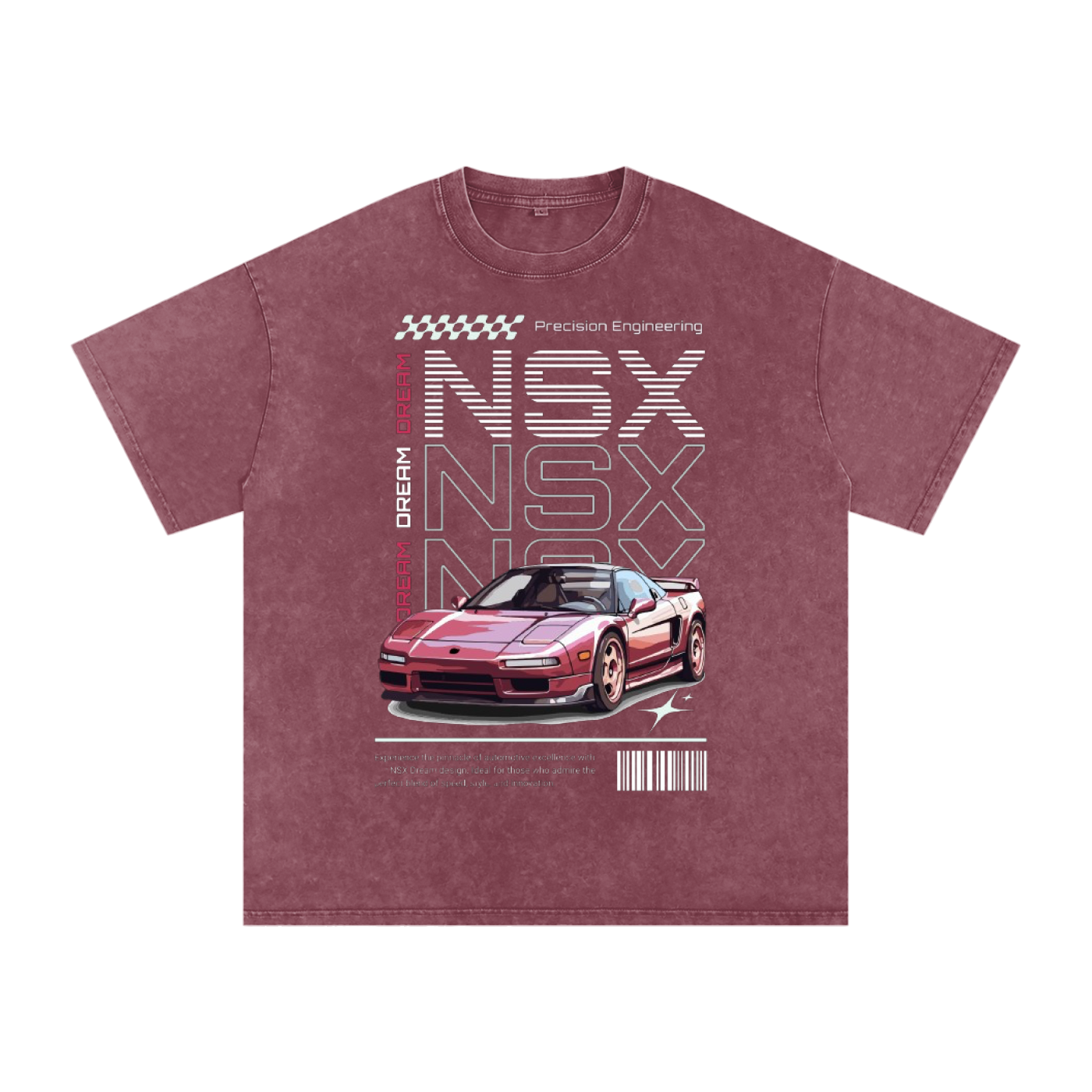 NSX Acid Wash Oversize T-Shirt
