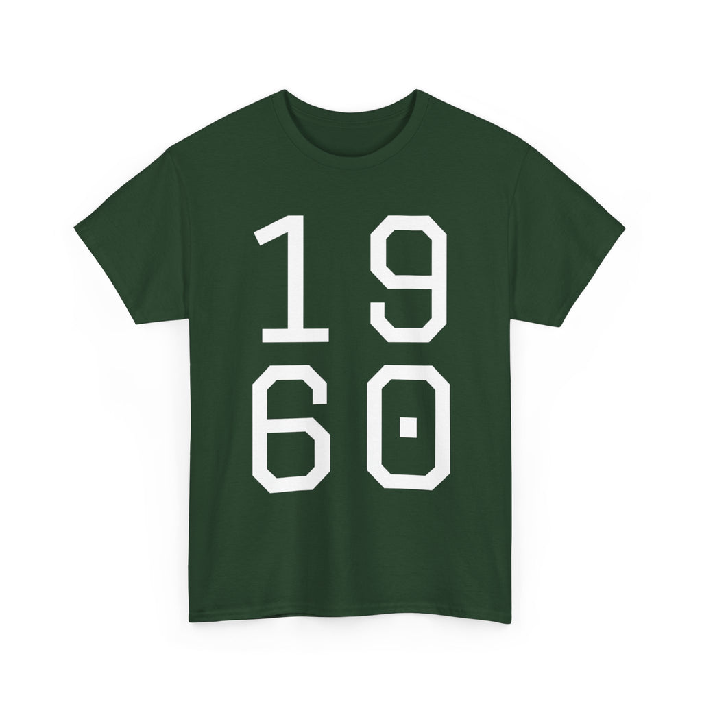 Vintage 1960 Unisex Heavy Cotton Tee - Retro Style T-Shirt