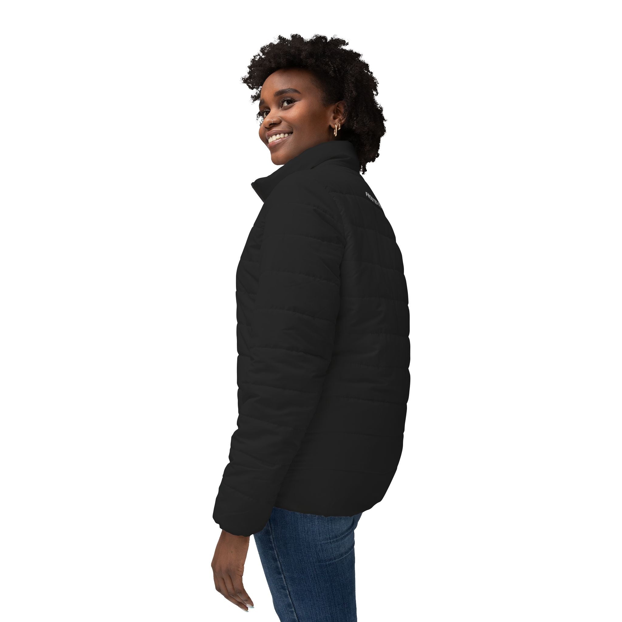 Nbfl Women’s Puffer Jacket — Minimal 'Frosted Essentials' Insulated Winter Coat